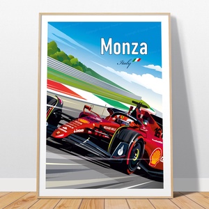 Monza Formula 1 poszter, Otthon & Lakás, Dekoráció, Kép & Falikép, Poszter, , MESKA