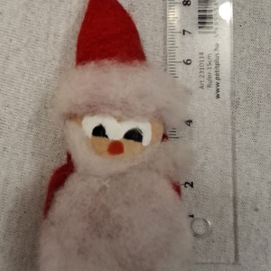 Télapó figura 1 db-os  - karácsony - karácsonyi lakásdekoráció - karácsonyfadíszek - Meska.hu