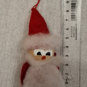 Télapó figura 5 db-os - karácsony - karácsonyi lakásdekoráció - karácsonyfadíszek - Meska.hu