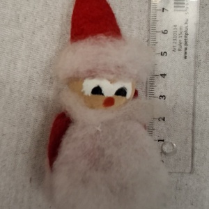 Télapó figura 5 db-os - karácsony - karácsonyi lakásdekoráció - karácsonyfadíszek - Meska.hu