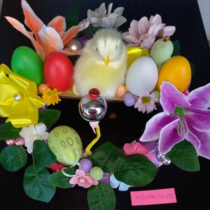 Újszülött csibe első léggömbje, Otthon & Életmód, Dekoráció, Asztal és polc dekoráció, Asztaldísz, , MESKA