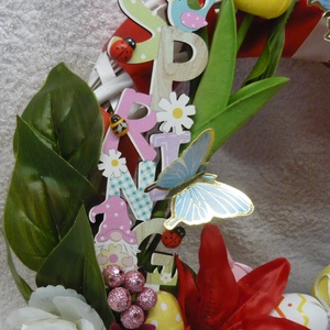 Katicák, méhek és pillangók köszöntik a húsvétot, Otthon & Életmód, Dekoráció, Ajtó- és ablak dekoráció, Ajtódísz & Kopogtató, , MESKA