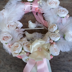 Szerelmes madárkák - otthon & életmód - dekoráció - ajtó- és ablak dekoráció - ajtódísz & kopogtató - Meska.hu