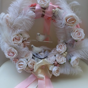 Szerelmes madárkák - otthon & életmód - dekoráció - ajtó- és ablak dekoráció - ajtódísz & kopogtató - Meska.hu