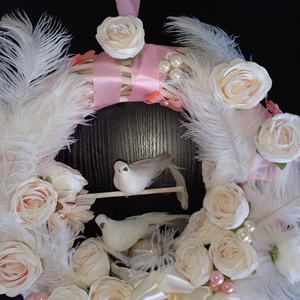 Szerelmes madárkák - otthon & életmód - dekoráció - ajtó- és ablak dekoráció - ajtódísz & kopogtató - Meska.hu