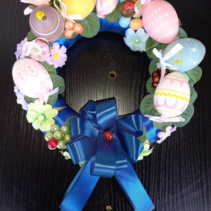 Tojások kékben - otthon & életmód - dekoráció - húsvéti asztaldíszek - Meska.hu