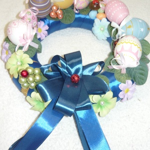 Tojások kékben - otthon & életmód - dekoráció - húsvéti asztaldíszek - Meska.hu