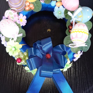 Tojások kékben - otthon & életmód - dekoráció - húsvéti asztaldíszek - Meska.hu