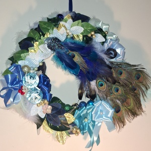 Páva hölgy várja a párját - otthon & életmód - dekoráció - asztal és polc dekoráció - asztaldísz - Meska.hu