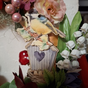 Mosómedve tavasszal - otthon & életmód - dekoráció - ajtó- és ablak dekoráció - ajtódísz & kopogtató - Meska.hu