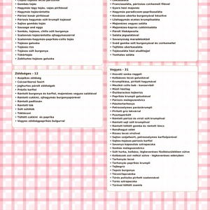 Mindenféle receptek - 76 recept - DIGITÁLIS PDF - Georgyna - könyv & zene - könyv - Meska.hu