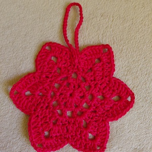 Karácsonyfadísz, Karácsony, Karácsonyi lakásdekoráció, Karácsonyfadíszek, Horgolás, MESKA