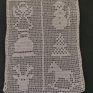 Karácsonyi horgolt terítő - Meska.hu