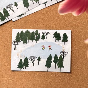 Korizó nyuszik - képeslap, print, Művészet, Grafika & Illusztráció, Egyéb rajzok, Fotó, grafika, rajz, illusztráció, MESKA