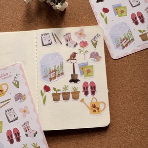 matricaív - Kiskertet kerteltem - otthon & életmód - papír, írószer - matrica, matrica csomag - Meska.hu