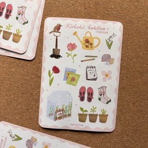 matricaív - Kiskertet kerteltem, Otthon & Életmód, Papír, írószer, Matrica, matrica csomag, Fotó, grafika, rajz, illusztráció, MESKA