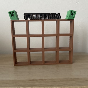 Minecraft polc 12 férőhelyes - otthon & életmód - tárolás & rendszerezés - doboz - Meska.hu