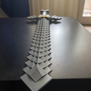 Minecraft Master Sword replica - játék & sport - szerepjáték - Meska.hu