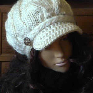 Női gyapjú sapka - ruha & divat - sál, sapka, kendő - kesztyű - Meska.hu