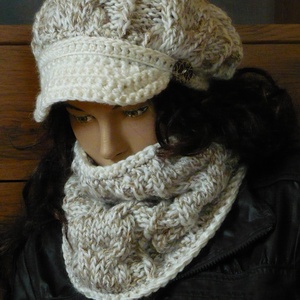 Női  sapka és sál szett - ruha & divat - sál, sapka, kendő - kesztyű - Meska.hu Női  sapka és sál szett - ruha & divat - sál, sapka, kendő - kesztyű - Meska.hu