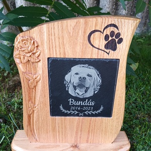 Kisállat síremlék emléktáblával - otthon & életmód - kisállatoknak - más házikedvenceknek - Meska.hu