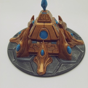 Starcraft főépület (protoss nexus) 3D nyomtatott rezsin - Meska.hu