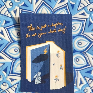 This Is Just a Chapter-reményt adó nyuszi illusztráció - művészet - grafika & illusztráció - digitális - Meska.hu