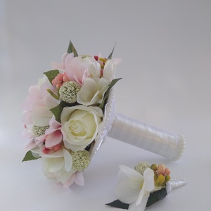 Menyasszonyi csokor, orchidea,rózsa -  - Meska.hu