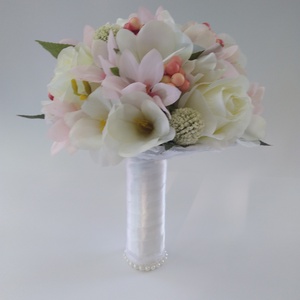 Menyasszonyi csokor, orchidea,rózsa -  - Meska.hu