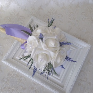 Rózsa és levendula csokor -  - Meska.hu