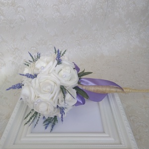 Rózsa és levendula csokor -  - Meska.hu