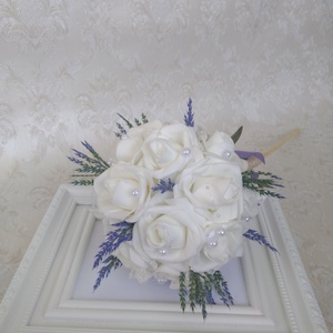 Rózsa és levendula csokor -  - Meska.hu