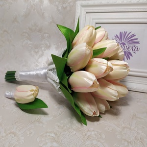 Tulipán menyasszonyi csokor -  - Meska.hu