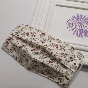 Textil maszk, kétrétegű, virág mintás -  - Meska.hu