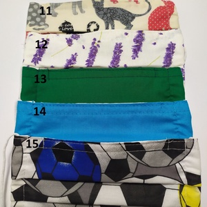 5db textil maszk választható mintával - férfi & uniszex - férfi & uniszex - Meska.hu