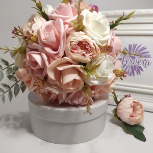 Mini menyasszonyi csokor, koszorúslány csokor - esküvő - menyasszonyi- és dobócsokor - Meska.hu