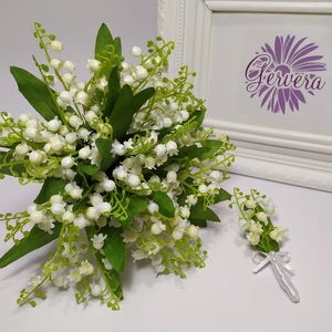 Menyasszonyi csokor, gyöngyvirág - esküvő - menyasszonyi- és dobócsokor - Meska.hu