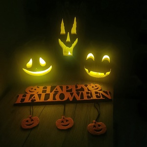 Fa halloween-i lámpás - otthon & életmód - dekoráció - halloween - halloweeni lámpás - Meska.hu
