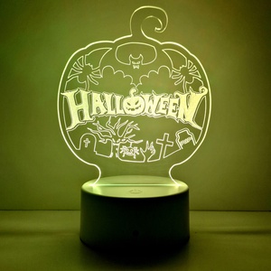 LED-es Halloween-i lámpa, Otthon & Lakás, Dekoráció, Halloween, Halloweeni tök és lámpás, Gravírozás, pirográfia, Meska