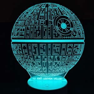 Star Wars - Death Star LED lámpa - Meska.hu