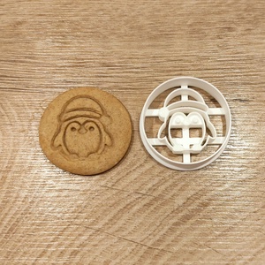 Karácsonyi pingvin keksz, süti. sütemény kiszúró forma - otthon & életmód - konyhafelszerelés, tálalás - sütés, főzés - sütikiszúró - Meska.hu