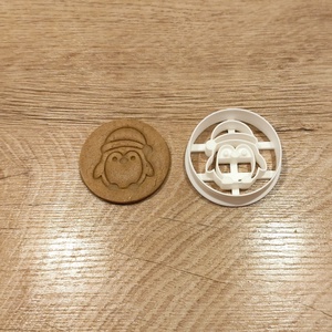 Karácsonyi pingvin keksz, süti. sütemény kiszúró forma - Meska.hu