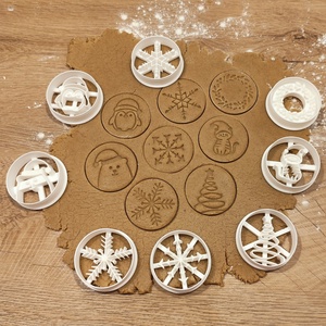 Karácsonyi macis keksz, süti. sütemény kiszúró forma - otthon & életmód - konyhafelszerelés, tálalás - sütés, főzés - sütikiszúró - Meska.hu