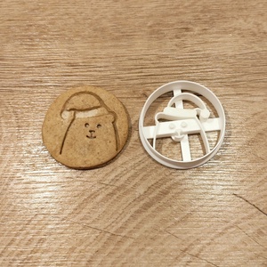 Karácsonyi macis keksz, süti. sütemény kiszúró forma - otthon & életmód - konyhafelszerelés, tálalás - sütés, főzés - sütikiszúró - Meska.hu