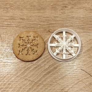 Karácsonyi hópihés keksz, süti. sütemény kiszúró forma - otthon & életmód - konyhafelszerelés, tálalás - sütés, főzés - sütikiszúró - Meska.hu