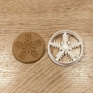 Karácsonyi hópihés (ötágú) keksz, süti. sütemény kiszúró forma, Otthon & Életmód, Konyhafelszerelés, tálalás, Sütés, főzés, Sütikiszúró, Mézeskalácssütés, Mindenmás, MESKA