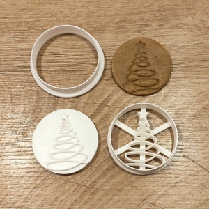 Karácsonyfás keksz, süti. sütemény kiszúró forma - otthon & életmód - konyhafelszerelés, tálalás - sütés, főzés - sütikiszúró - Meska.hu