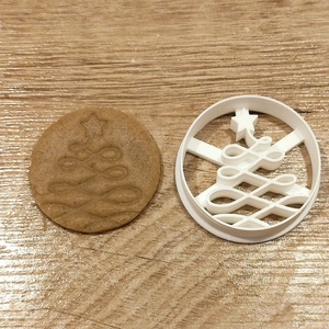 Karácsonyfás (kacskaringós) keksz, süti. sütemény kiszúró forma, Otthon & Életmód, Konyhafelszerelés, tálalás, Sütés, főzés, Sütikiszúró, Mézeskalácssütés, Mindenmás, MESKA