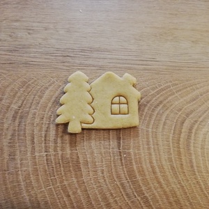 Házikó Karácsonyi mézeskalács-, keksz kiszúró forma - otthon & életmód - konyhafelszerelés, tálalás - sütés, főzés - sütikiszúró - Meska.hu