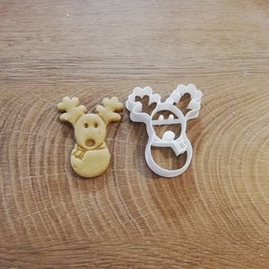 Rénszarvas Karácsonyi mézeskalács-, keksz kiszúró forma - Meska.hu